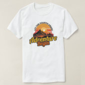Vierde klas avontuur | 4e leerkracht t-shirt (Design voorkant)