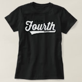 Vierde klas-docent-school t-shirt (Design voorkant)