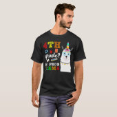 vierde klas geen prob lama t-shirt (Voorkant volledig)
