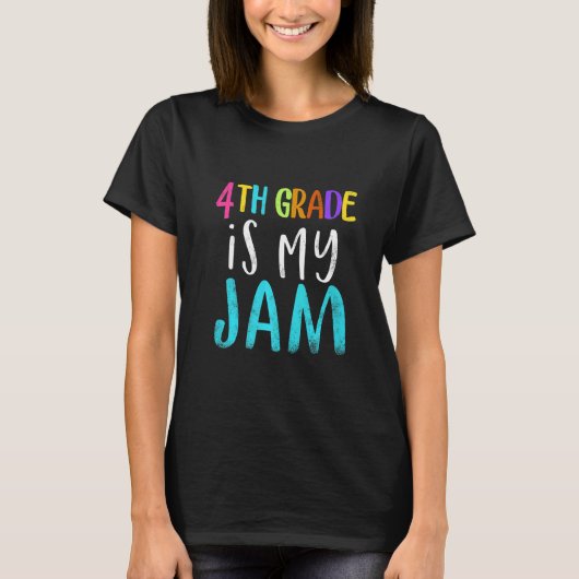 vierde klas is mijn leraar in de vierde klas t-shirt (Voorkant)