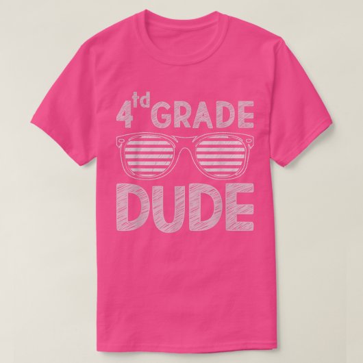 Vierde klas Leerleraar studenten terug T-shirt (Design voorkant)
