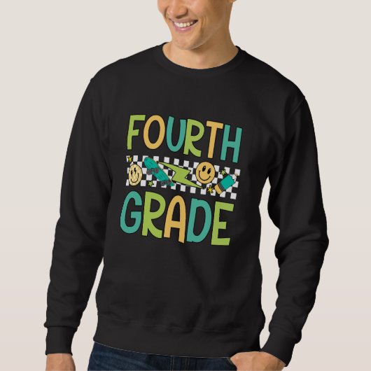 Vierde klas lerarenstudent grappig eerste dag teru trui (Voorkant)