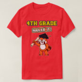 Vierde klas Nailing it Primary Elementary School 2 T-shirt (Design voorkant)