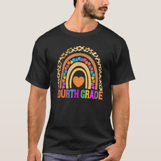 Vierde klas regenboogleraar terug naar Scho T-shirt