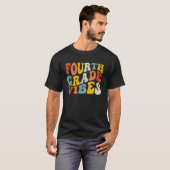 Vierde klas sfeer 4e klas leraar jongens kinderen  t-shirt (Voorkant volledig)