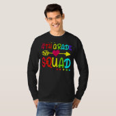 Vierde klas student leraar student terug naar SC T-shirt (Voorkant volledig)