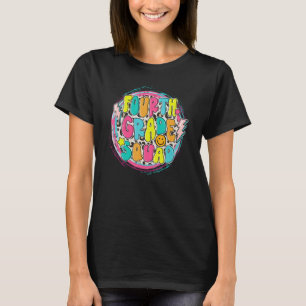 Vierde Klas Team Regenboog Vierdegraads Docent Rug T-shirt
