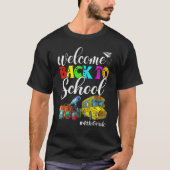 vierde klas terug naar school eerste dag van de be t-shirt (Voorkant)