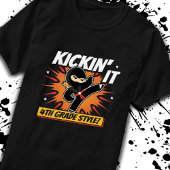 Vierde klas - Terug naar school - Ninja - 4e klas T-shirt