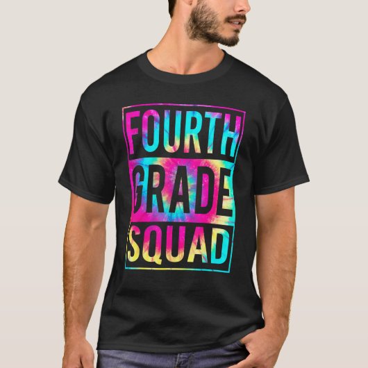 Vierde klas Tie Dye T-shirt (Voorkant)