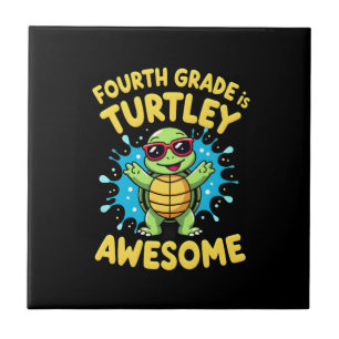 Vierde klas Turtle-y Geweldige eerste dag van de v Tegeltje