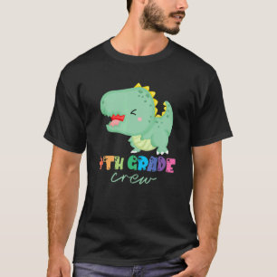 Vierde klas van het personeel van de klas de dinos t-shirt