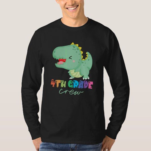 Vierde klas van het personeel van de klas de dinos t-shirt (Voorkant)