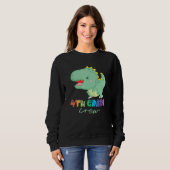 Vierde klas van het personeel van de klas de dinos trui (Voorkant volledig)