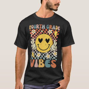 Vierde klas Vibes 4e klas Retro Docent 1e dag T-shirt
