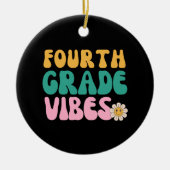 VIERDE KLAS VIBES KERAMISCH ORNAMENT (Voorkant)