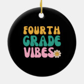 VIERDE KLAS VIBES KERAMISCH ORNAMENT (Achterkant)