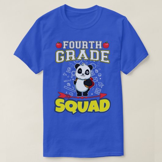 Vierde klaskraad Funny Basisschool T-shirt (Design voorkant)