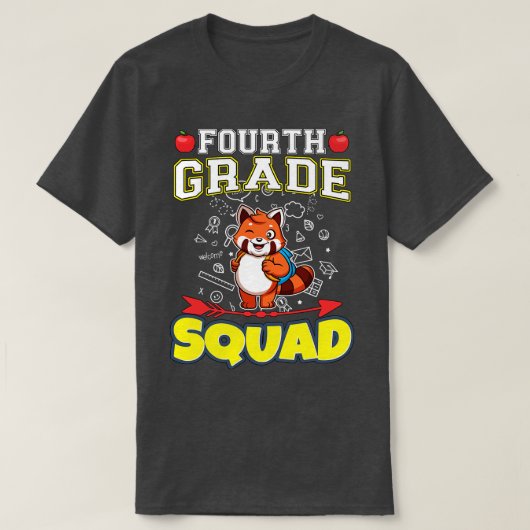 Vierde klaskraad Funny Basisschool T-shirt (Design voorkant)
