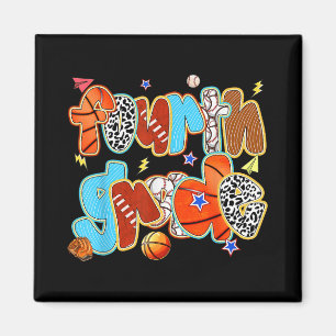 Vierde klasse Basketbal Football Sports B Magneet