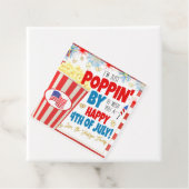 Vierde Label van het Popcorn Treat van juli (In situ)