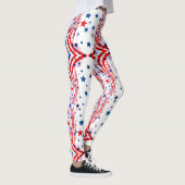 Vierde LEGGINGS van JULI: Stars and Stripes Parade (Rechts)