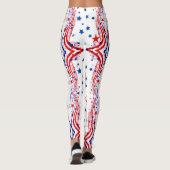 Vierde LEGGINGS van JULI: Stars and Stripes Parade (Achterkant)