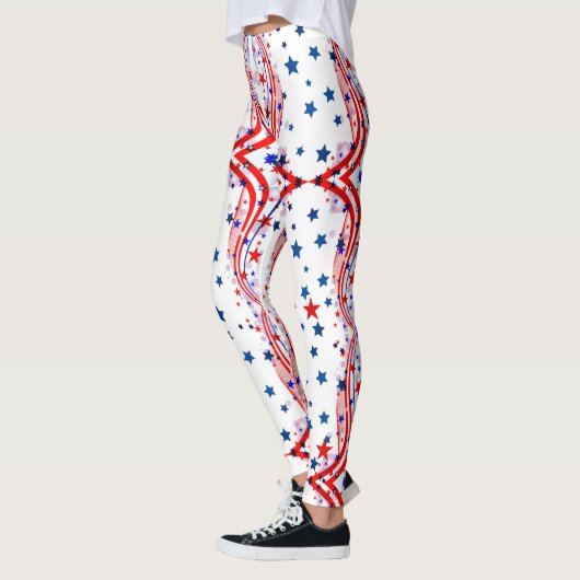 Vierde LEGGINGS van JULI: Stars and Stripes Parade (Links)