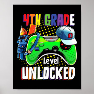 Vierde niveau van de rang open terug naar school V Poster