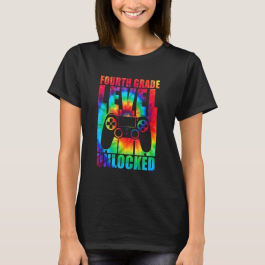 Vierde niveau van rang ontgrendeld t-shirt (Voorkant)