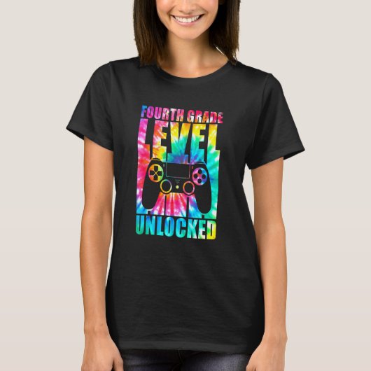 Vierde niveau van rang ontgrendeld t-shirt (Voorkant)