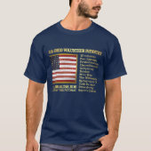 Vierde Ohio-vrijwilligersinfanterie (BH) T-shirt (Voorkant)