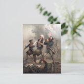 Vierde Onafhankelijkheidsdag geest van 1976 Feestdagenkaart (Staand voorkant)