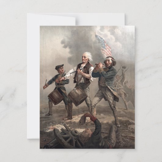 Vierde Onafhankelijkheidsdag geest van 1976 Feestdagenkaart (Voorkant)