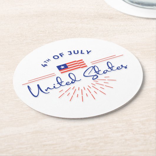 Vierde Onderzetter van de Viering van het Papier v (Gebogen)