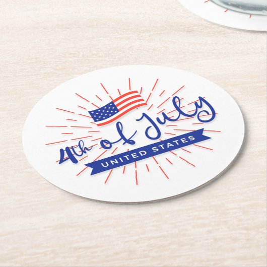 Vierde Onderzetter van de Viering van het Papier v (Gebogen)