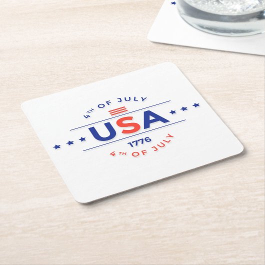 Vierde Onderzetter van de Viering van het Papier v (Schuin)