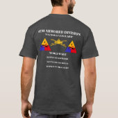 Vierde pantserdivisie T-shirt (Achterkant)