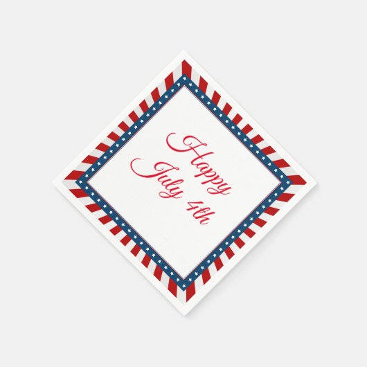 Vierde papieren servetten juli (Hoek)