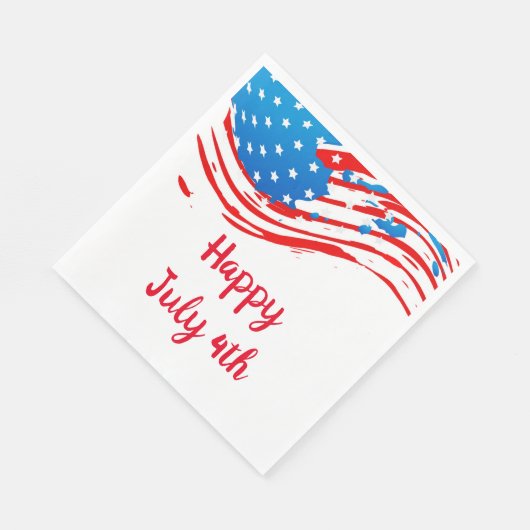 Vierde papieren servetten juli (Hoek)