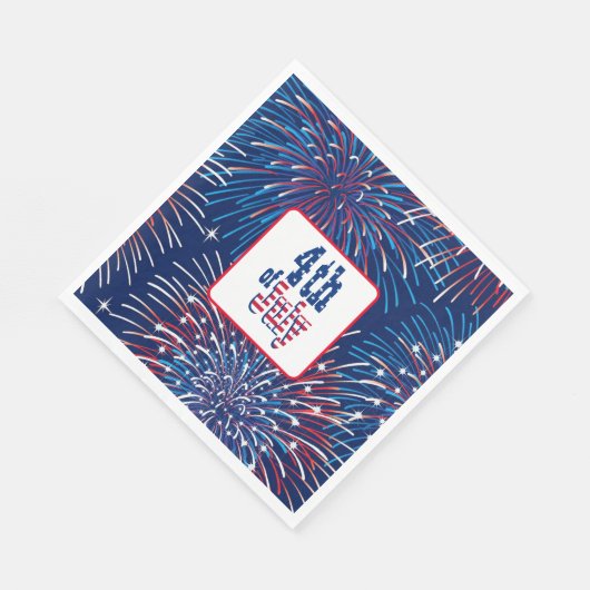 Vierde papieren servetten juli (Hoek)