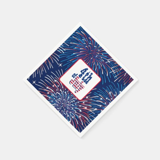 Vierde papieren servetten juli (Hoek)