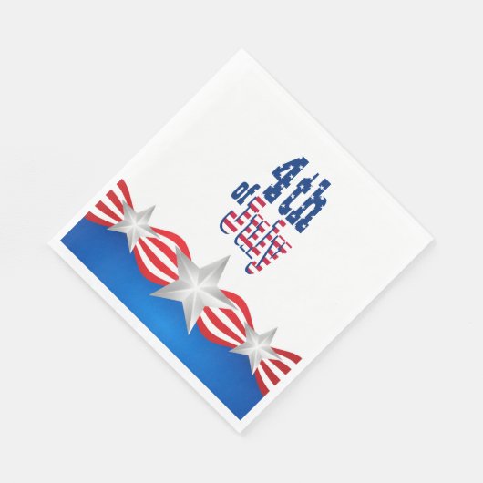 Vierde papieren servetten juli (Hoek)