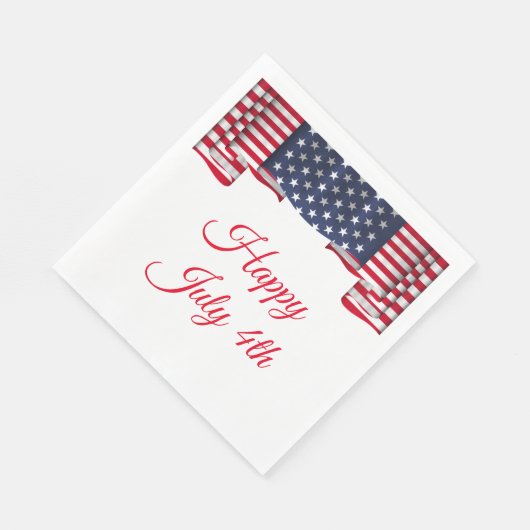 Vierde papieren servetten juli (Hoek)