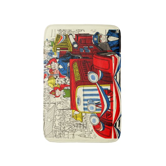 Vierde parade juli badmat (Voorkant Verticaal)