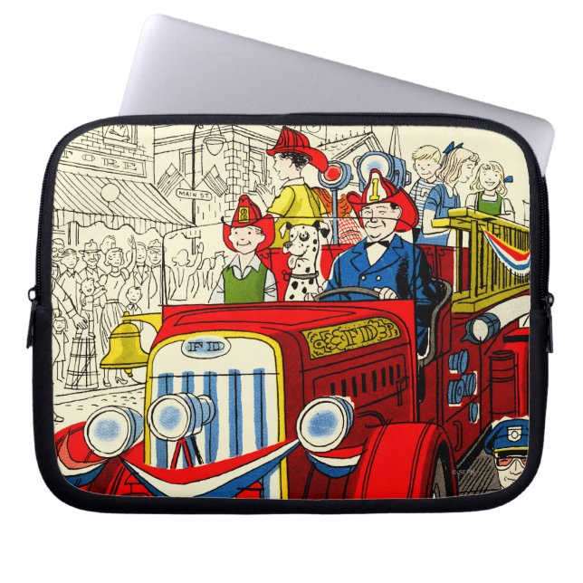 Vierde parade juli laptop sleeve (Voorkant)