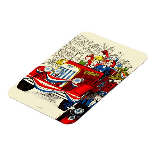 Vierde parade juli magneet (Linkerzijde)