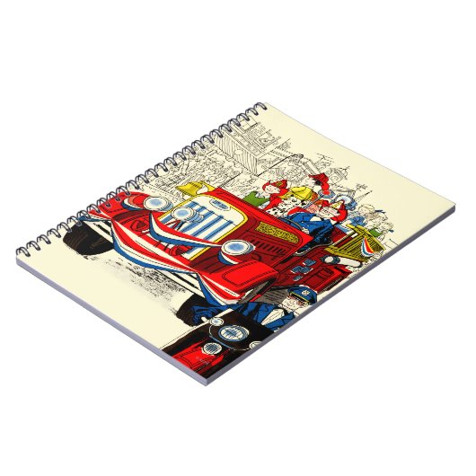 Vierde parade juli notitieboek (Linkerzijde)