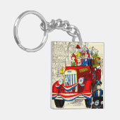 Vierde parade juli sleutelhanger (Voorkant Links)