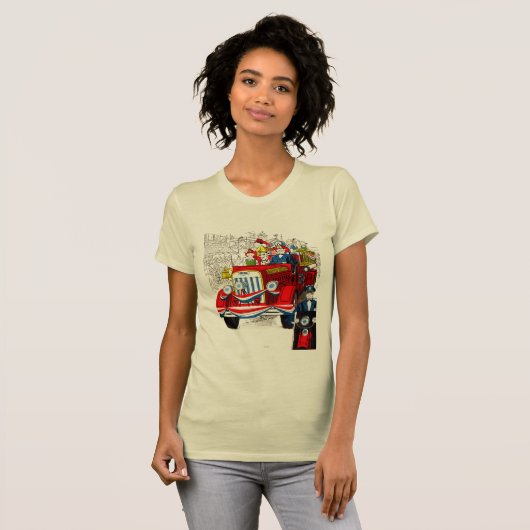 Vierde parade juli t-shirt (Voorkant volledig)